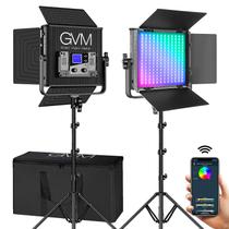 Luz de vídeo GVM 50RS RGB LED 50W com controle APP CRI 97 Luz de vídeo GVM 50RS RGB LED 50W com controle APP CRI 97