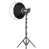Luz de vídeo GVM bicolor de 100 W com suporte Bowens e Softbox