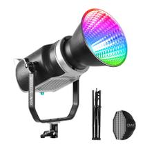 Luz de vídeo GVM RGB 200W LED bicolor com Softbox e suporte