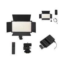 Luz De Vídeo LED Bicolor Nagnahz U800 plus 2500K-8500K Lâmpada De Estúdio Regulável Com Tripé Remoto