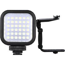 Luz de vídeo LED Digital Compact + Flash Bracket Teds