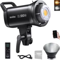Luz de vídeo LED Godox SL100bi 100W bicolor com controle remoto Luz de vídeo LED Godox SL100bi 100W bicolor com controle remoto