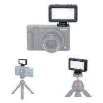 Luz de vídeo LED KIWIFOTOS Mini para Sony ZV-E10 II ZVE10 ZV-1F
