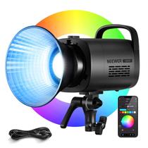 Luz de vídeo LED Neewer CB100C 130W RGB 2700K-6500K com controle