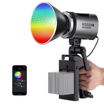 Luz de vídeo LED NEEWER MS60C RGBWW 65W com controle de 2,4 G/APP Luz de vídeo LED NEEWER MS60C RGBWW 65W com controle de 2,4 G/APP