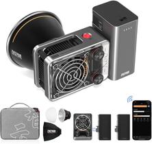 Luz de vídeo ZHIYUN Molus X60 Bicolor Pro 60W com 2 baterias