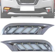 Luz Diurna Nissan Kicks Cromado Função Seta Hurricane Luz Diurna Nissan Kicks Cromado Função Seta Hurricane