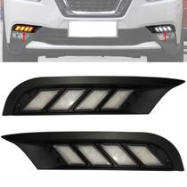 Luz Diurna Nissan Kicks Preto Função Seta Hurricane Luz Diurna Nissan Kicks Preto Função Seta Hurricane