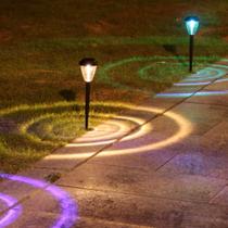 Luz do gramado solar ao ar livre, abertura do plugue de chão do jardim rodoviário