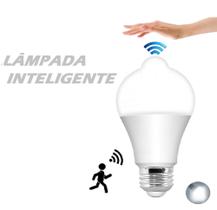 Luz Economia de Energia Smart Bulb Lâmpada Inteligente Sensor Proximidade