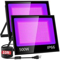 Luz Elétrica ISUERFY 500W LED Blacklight IP66 110V Kit com 2 Unidades Luz Elétrica ISUERFY 500W LED Blacklight IP66 110V Kit com 2 Unidades