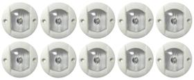 Luz Espelho De Popa Lancha Branco Em Led 12v Kit 10 Un