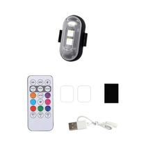 Luz Estroboscópica LED Sem Fio Multimodo De 8 Cores Com Carregamento USB Para Moto, Carro E Luz Estroboscópica LED Sem Fio Multimodo De 8 Cores Com Carregamento USB Para Moto, Carro E