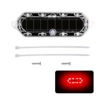 Luz Estroboscópica LED Solar Sem Fio Para Carro, Bicicleta, Caminhão, Motocicleta, Lâmpada Luz Estroboscópica LED Solar Sem Fio Para Carro, Bicicleta, Caminhão, Motocicleta, Lâmpada