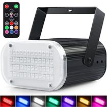 Luz estroboscópica Luditek Halloween Mini LED com controle remoto