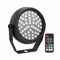 Luz estroboscópica Telbum 54 LEDs RGB superbrilhantes com controle remoto