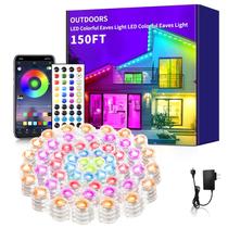 Luz externa Yocrostar 150 pés RGB Smart com APP e controle remoto