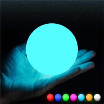 Luz Flutuante LED RGB Com Mudança De Cor, 16 Cores, 3in 7.8cm, Luz Para Jardim E Piscina Externa Luz Flutuante LED RGB Com Mudança De Cor, 16 Cores, 3in 7.8cm, Luz Para Jardim E Piscina Externa