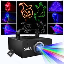 Luz laser de DJ (SALA, som RGB programável) ativado