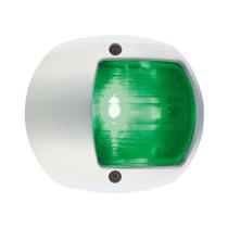 Luz lateral LED Perko Green 12V com caixa de plástico branco