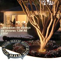 Luz LED À Prova d'Água Para Iluminação De Árvores, Lâmpada De Projeção Noturna Para Decoração De