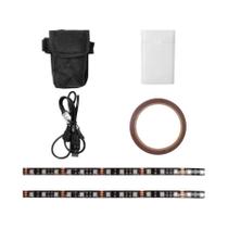 Luz LED À Prova d'Água Para Scooter Elétrico Xiaomi M365 pro 2 1S Mi3, Lâmpada Para Skateboard