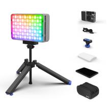 Luz LED Amaran Ace 25c Kit RGB 32W com acessórios prateados