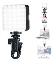 Luz Led Clip-on Portatil P Celular iPad Camera Video Premium