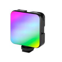 Luz Led Colorida De Preenchimento Gravação De Video Live Iluminação Potente Bateria 1200mah