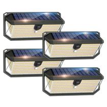 Luz LED com sensor de movimento solar SyouHome 4000LM 380 LEDs Luz LED com sensor de movimento solar SyouHome 4000LM 380 LEDs