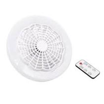Luz LED com Ventilador de teto com controle remoto - Bivolt cor branco