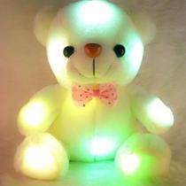 Luz LED de brinquedo de urso de pelúcia para meninas de 1 a 9 anos