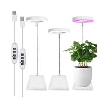 Luz LED De Crescimento De Plantas De Espectro Completo Ajustável Com Temporizador De 3, 9 E 12