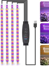 Luz LED De Cultivo Interna Em 3 Cores Com Timer USB, Regulável, Espectro Completo, Lâmpada Luz LED De Cultivo Interna Em 3 Cores Com Timer USB, Regulável, Espectro Completo, Lâmpada