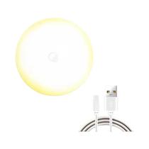 Luz LED De Passo Com Sensor De Movimento Recarregável via USB, Iluminação Noturna Sem Fio Para