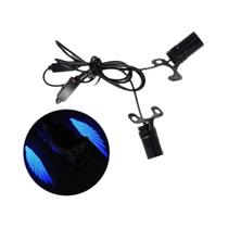 Luz LED Decorativa Para Motocicleta Com Projetor De Asas De Anjo, Iluminação Brilhante E Fácil De