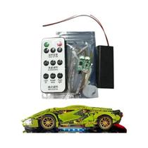 Luz LED Em Escala 1:14 Para Carros Técnicos, Blocos De Montagem, Veículo Esportivo De Corrida Super Luz LED Em Escala 1:14 Para Carros Técnicos, Blocos De Montagem, Veículo Esportivo De Corrida Super