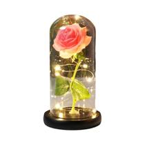 Luz LED Em Forma De Rosa Galáxia Encantada, Presente Para Casamento, Natal, Dia Dos Namorados E Dia