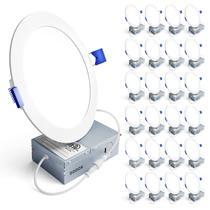 Luz LED embutida de teto Ensenior 6" 12W 5000K 120V regulável
