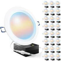 Luz LED embutida Sunco 6" 14W regulável selecionável CCT 850LM Luz LED embutida Sunco 6" 14W regulável selecionável CCT 850LM
