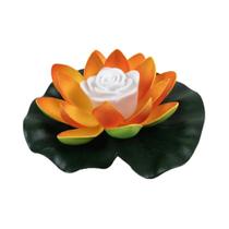 Luz LED Flutuante À Prova d'Água Em Forma De Lótus, Lâmpada Noturna Operada Por Bateria Para