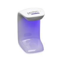 Luz LED Gelish MINI Touch Luz de cura LED portátil e recarregável para pontas Soft Gel e reparos rápidos de unhas com gel, ativada por toque, cura em 30 segundos, cabo USB incluído.