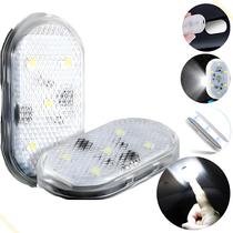 Luz Led Interior Carro Recarregável Toque Branca Rgb P/ Teto