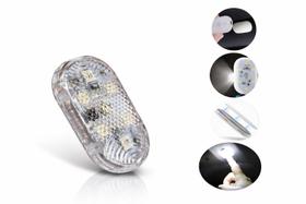 Luz Led Interior Carro Recarregável Toque Branca Rgb P/ Teto