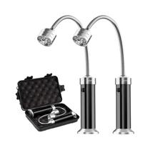 Luz LED Magnética Ajustável 360° para Churrasco - 2 Peças Portáteis