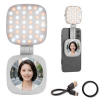 Luz Led Magnética Selfie Soleste K04 com Espelho Luz Led Magnética Selfie Soleste K04 com Espelho
