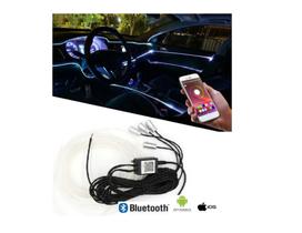 Luz Led Neon Cores Painel Automotivo Bluetooth - Taytec