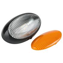 Luz LED Oval para Varanda de RV Lumitronics 12V - Com Interruptor Liga/Desliga