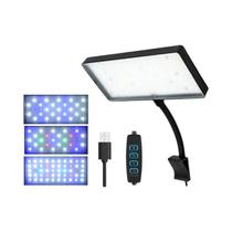 Luz LED Para Aquário Com Brilho Ajustável E Dimmer USB, Lâmpada De Crescimento Para Plantas