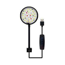 Luz LED Para Aquário Pequeno 5W 7W Lâmpada De Clipe Regulável 360 graus Lâmpada De Aquário USB Luz LED Para Aquário Pequeno 5W 7W Lâmpada De Clipe Regulável 360 graus Lâmpada De Aquário USB